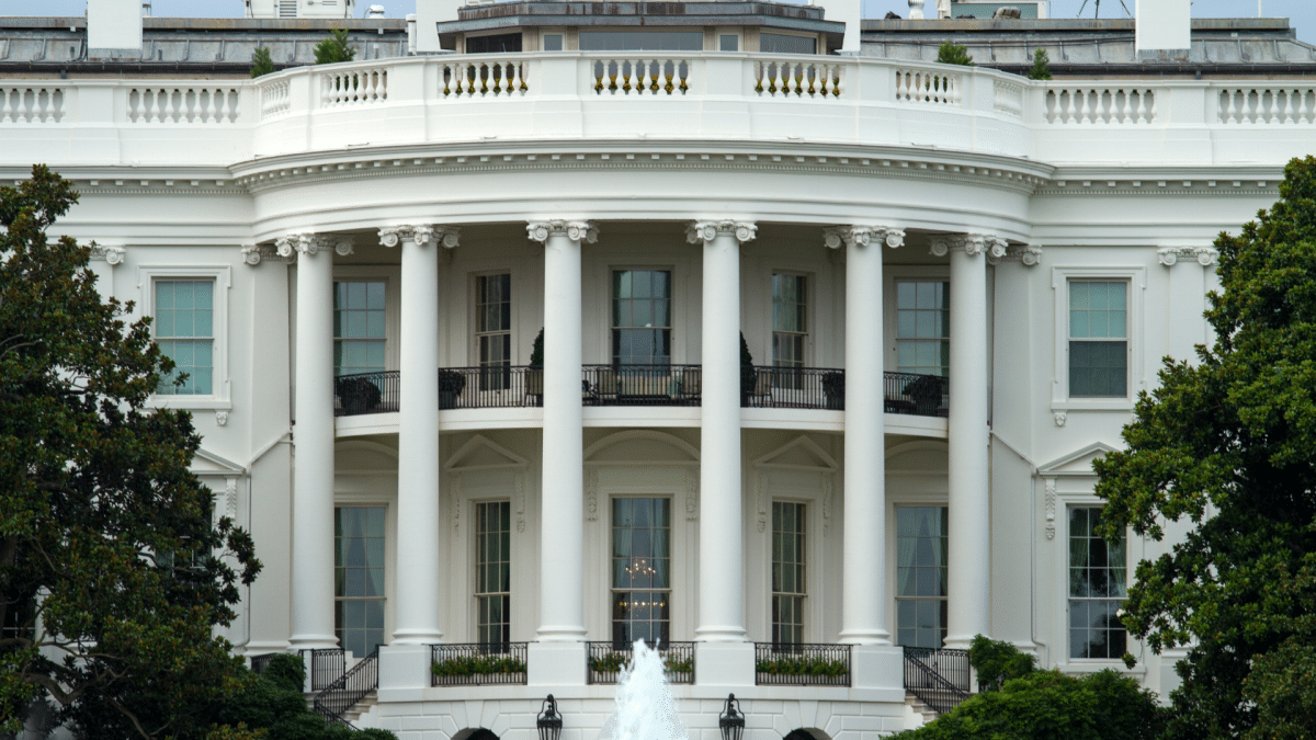 White House closeup